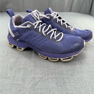 ON Cloud cloud flow purple women running shoes‎ sz 8
